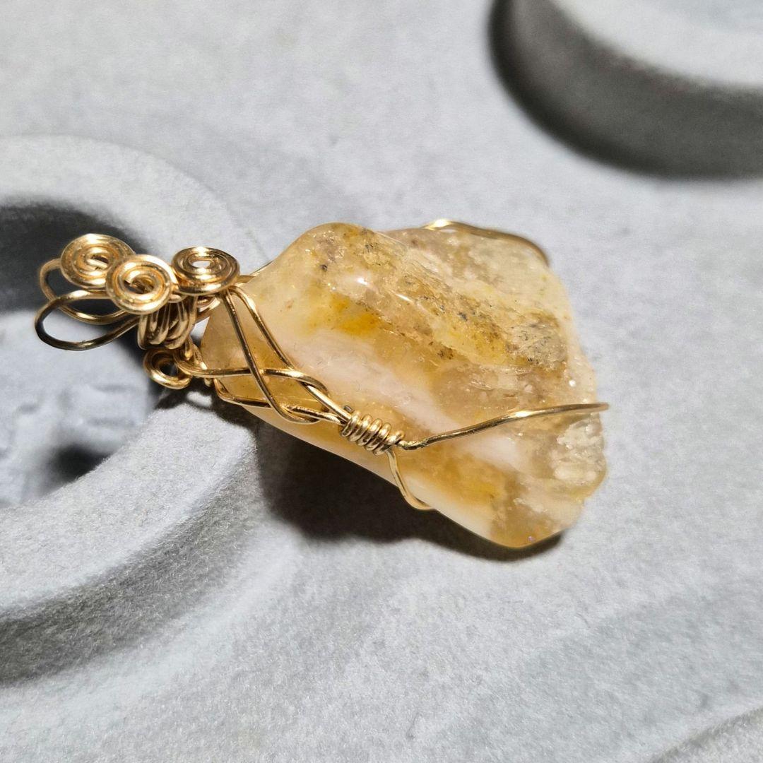 北海道 然別オパール 大雪オパール ワイヤーペントップ