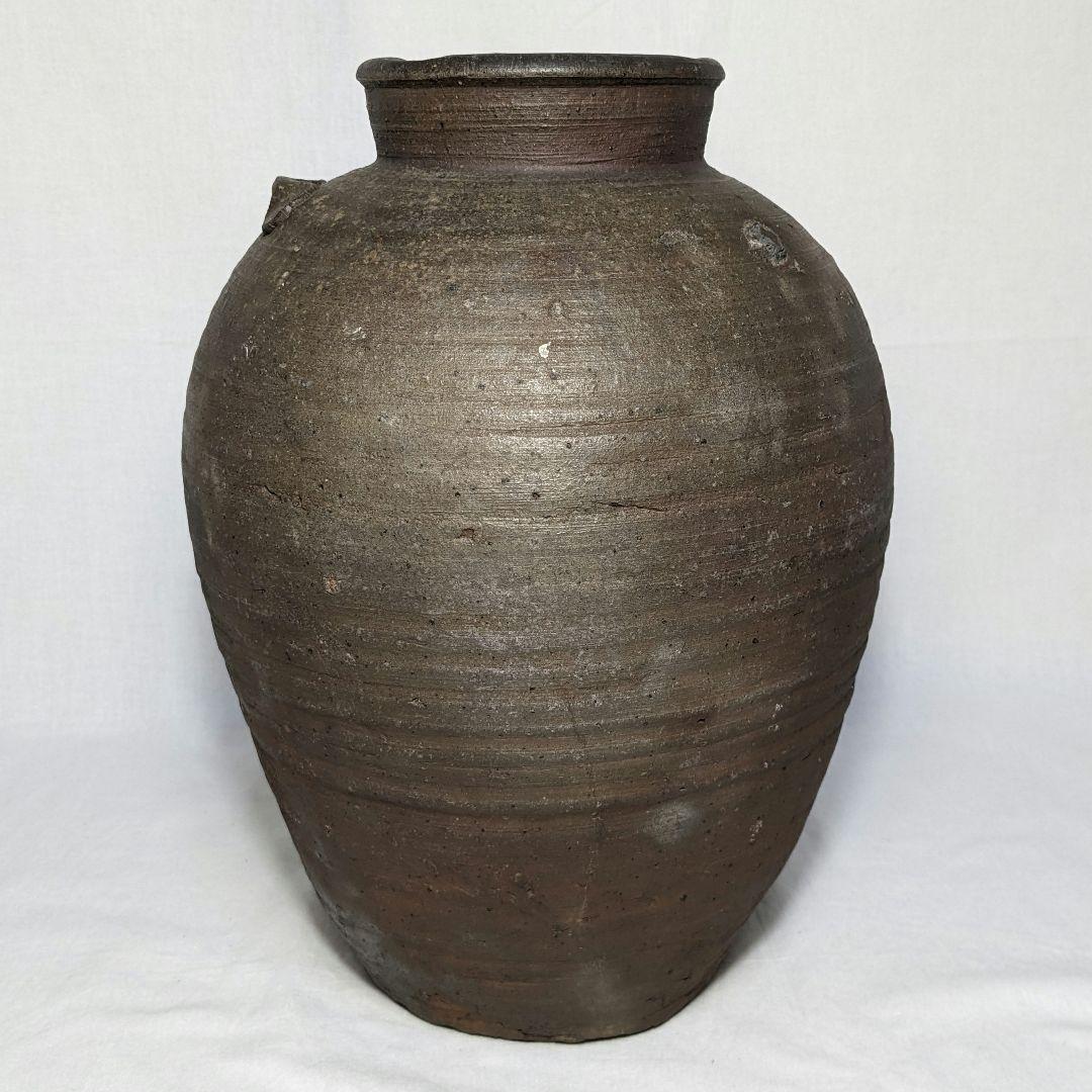 室町時代 古備前 三耳壺 備前焼 三耳壷 置物 インテリア 骨董品 古美術品
