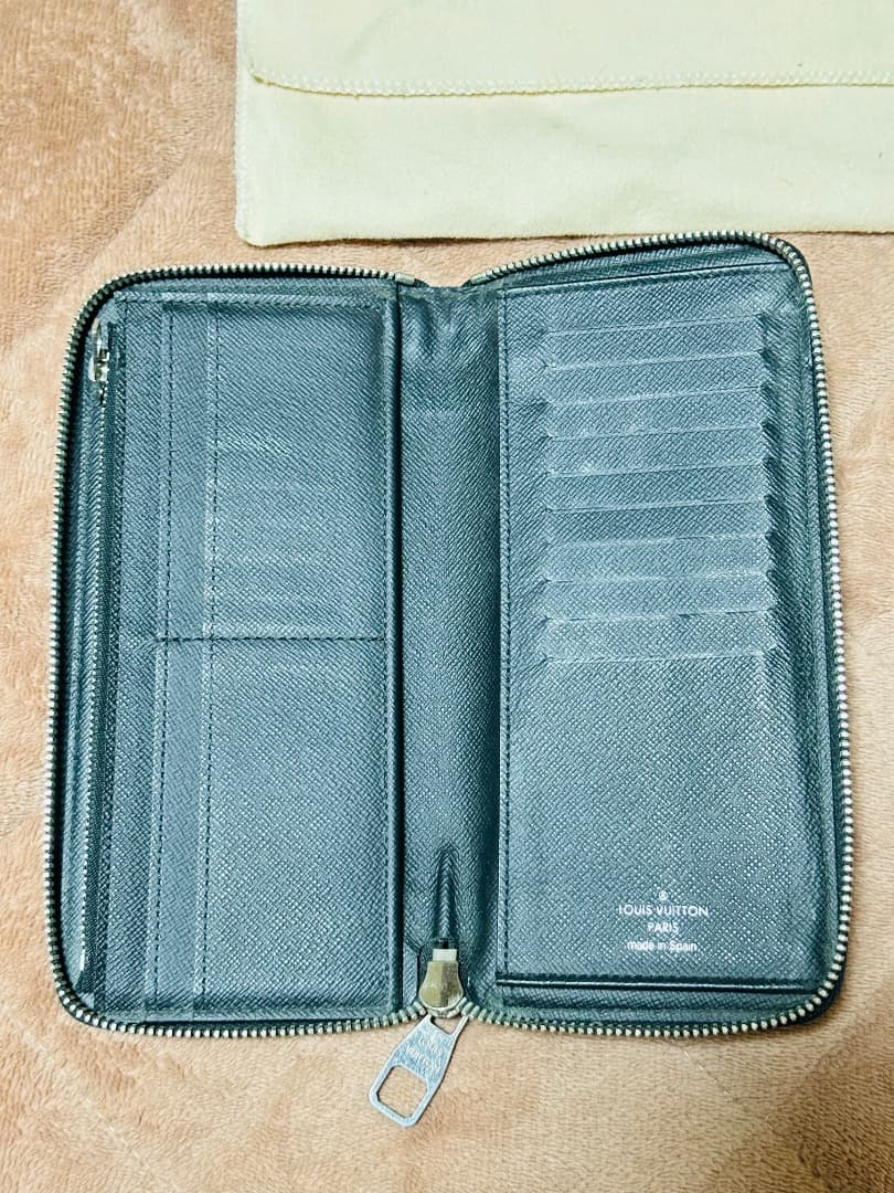 LOUIS VUITTON ダミエ長財布 ブラック take