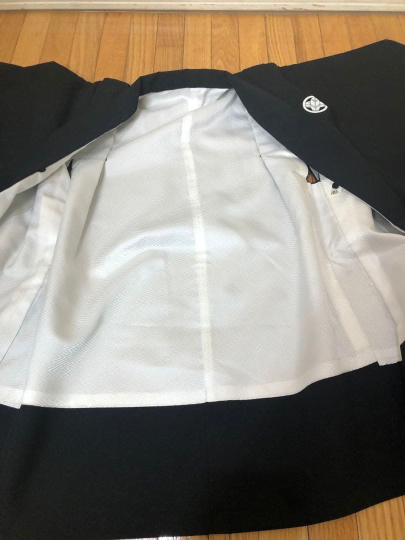 七五三五歳‼️完全️フルセット❤️大人顔まけ黒地紋付アンサンブルセット格上❤️豪華絢爛