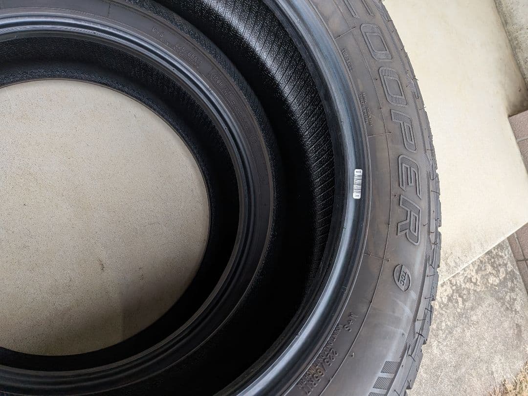 ②225/65R17 9.5分山 2/4 グッドイヤー クーパー AT サマー夏