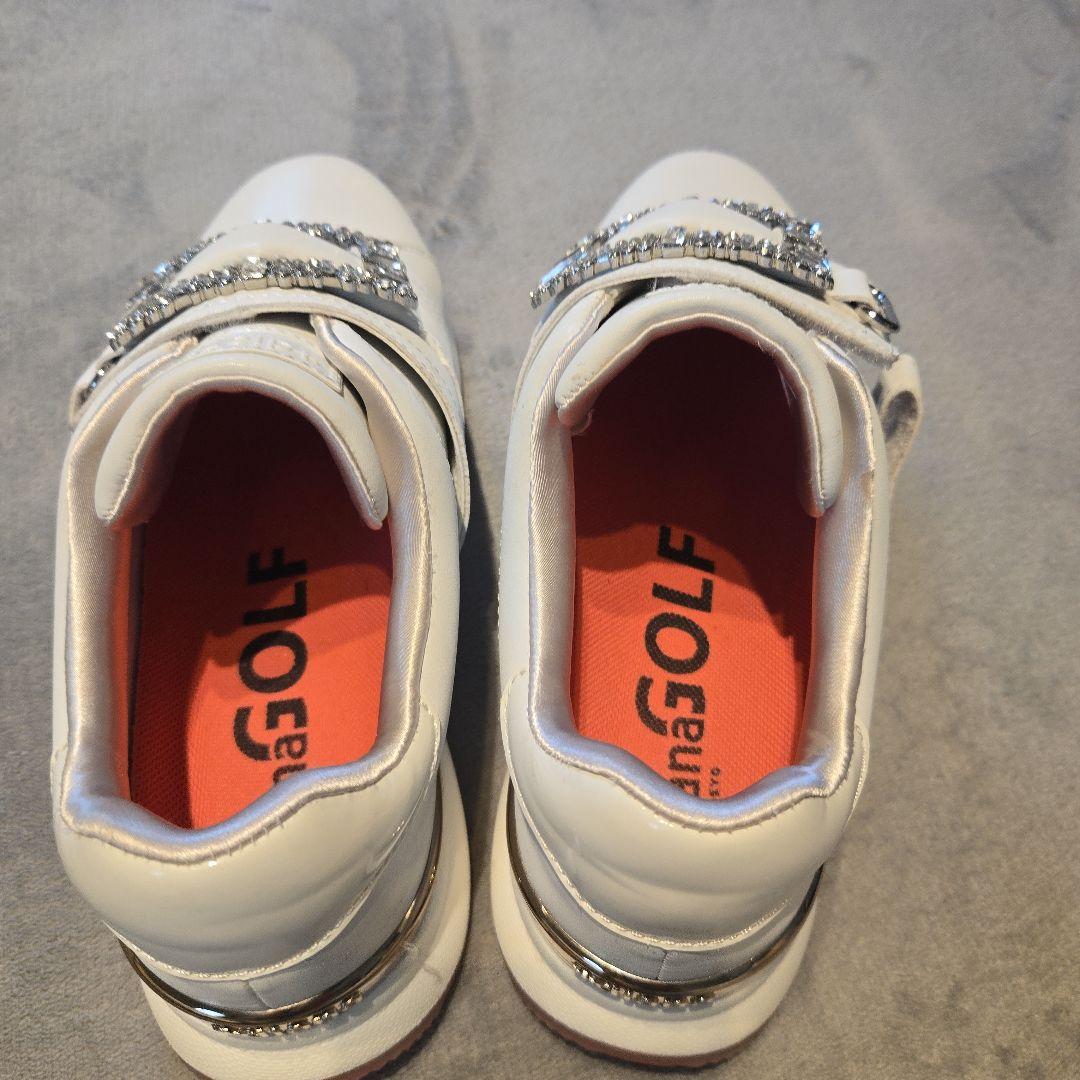 dianaGOLF ゴルフシューズ レディース ホワイト　24cm