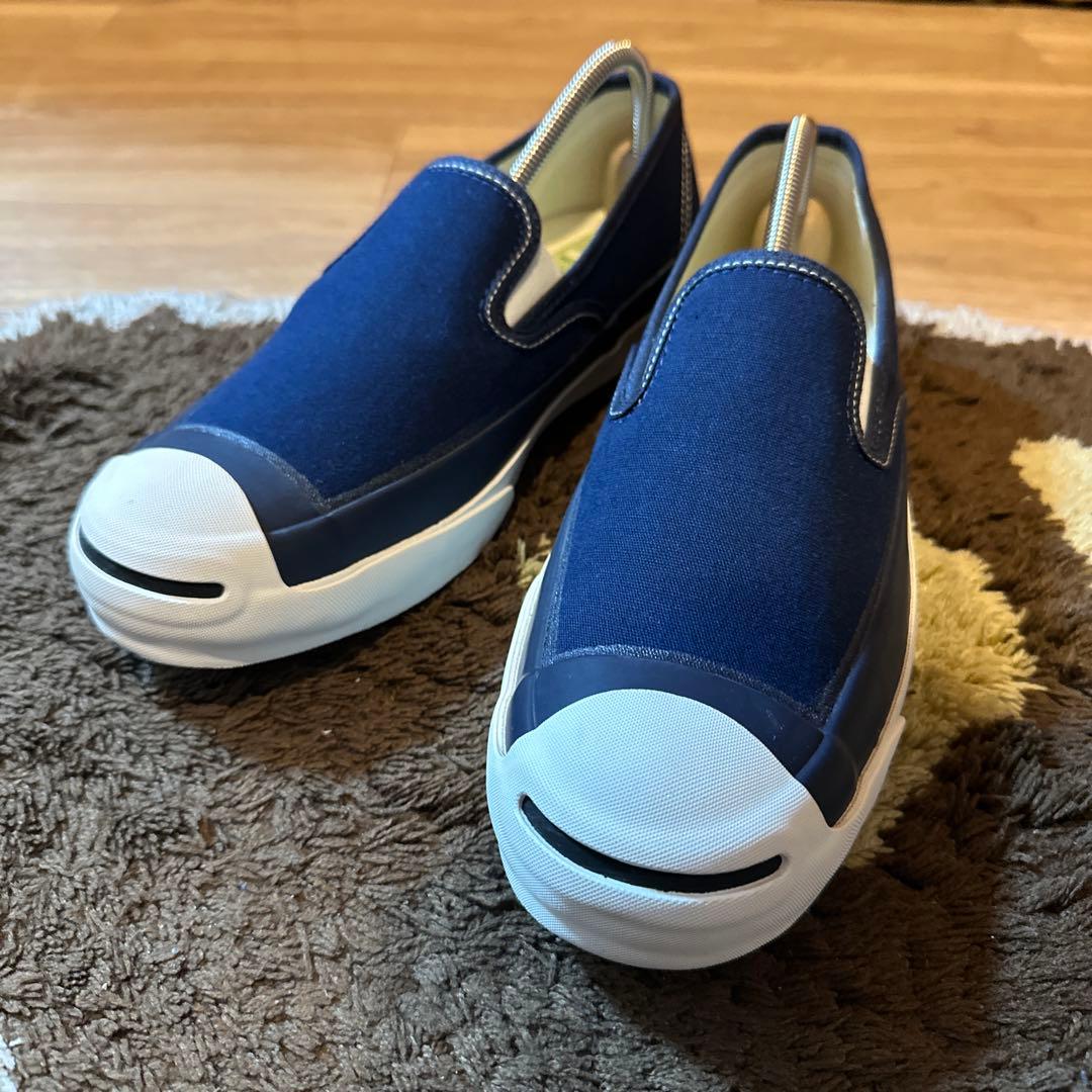 コンバースアディクト　JACK PURCELL CANVAS SLIP-ON