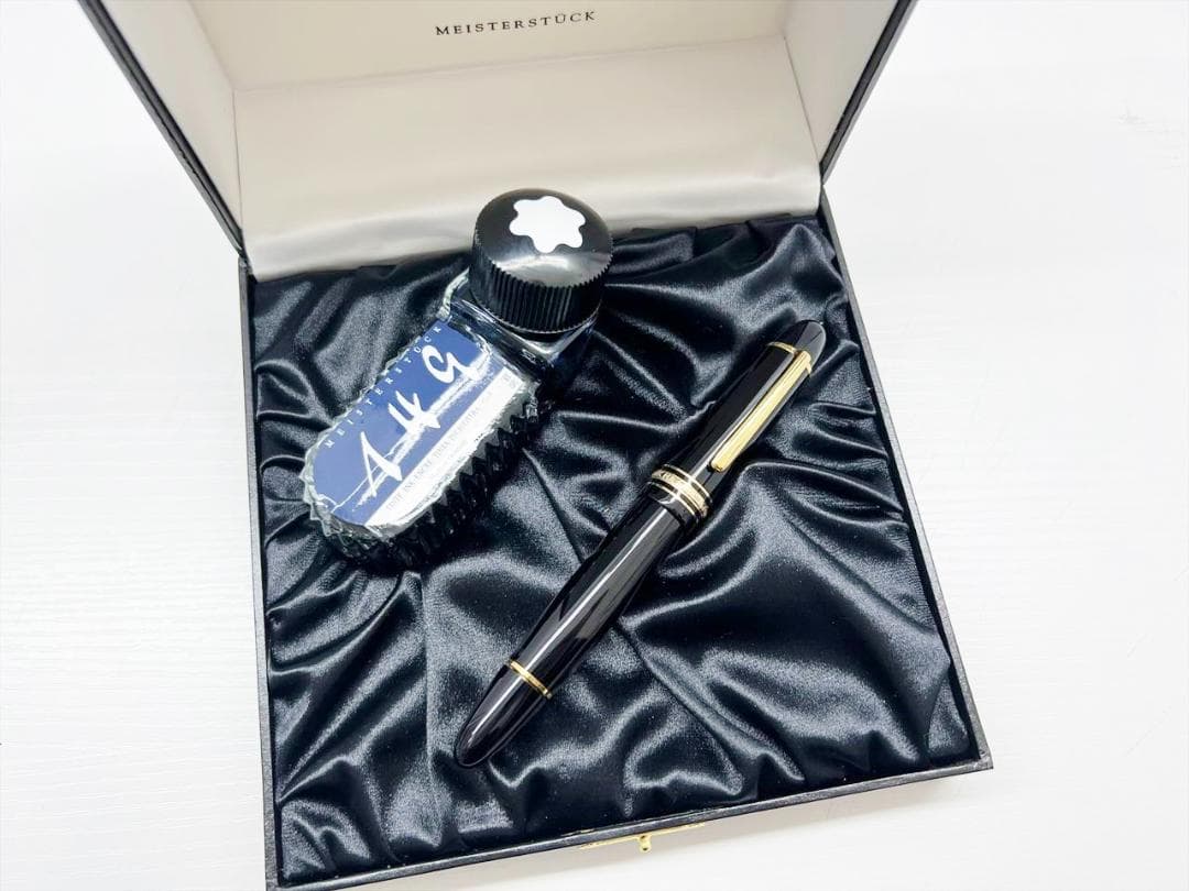 美品　モンブラン　マイスターシュテック　149　万年筆　黒　ゴールド　18K