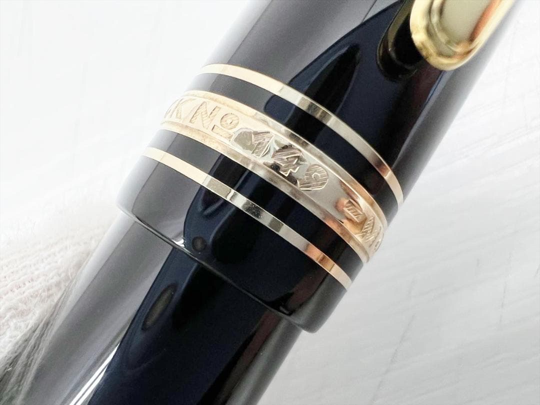 美品　モンブラン　マイスターシュテック　149　万年筆　黒　ゴールド　18K