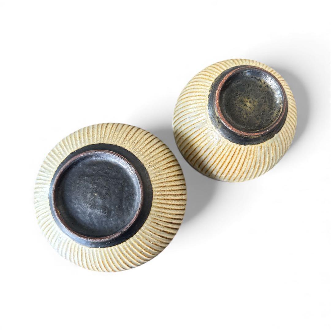 額賀章夫　プリーツワーク　茶碗