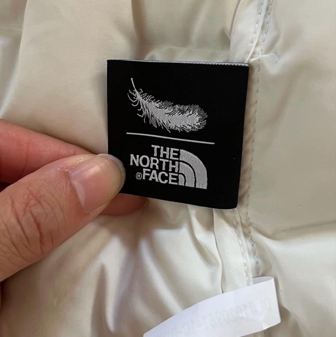 [新品・未使用品]ノースフェイス　ホワイトロングダウンジャケット レディース