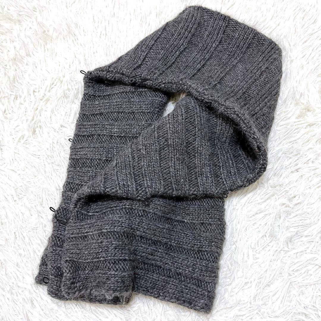 美品✨マックスアンドコー ツイード チェスターコート アルパカ＆モヘア混マフラー