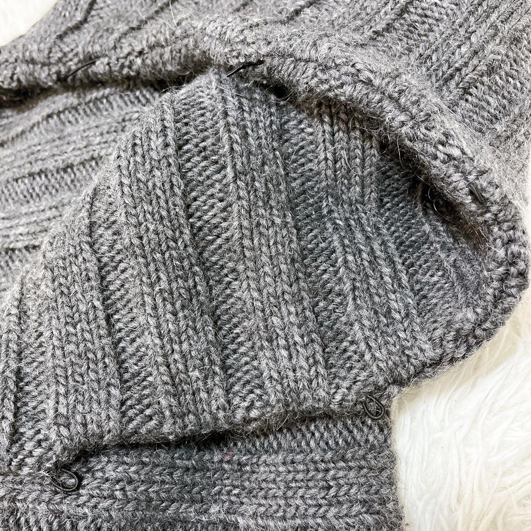 美品✨マックスアンドコー ツイード チェスターコート アルパカ＆モヘア混マフラー