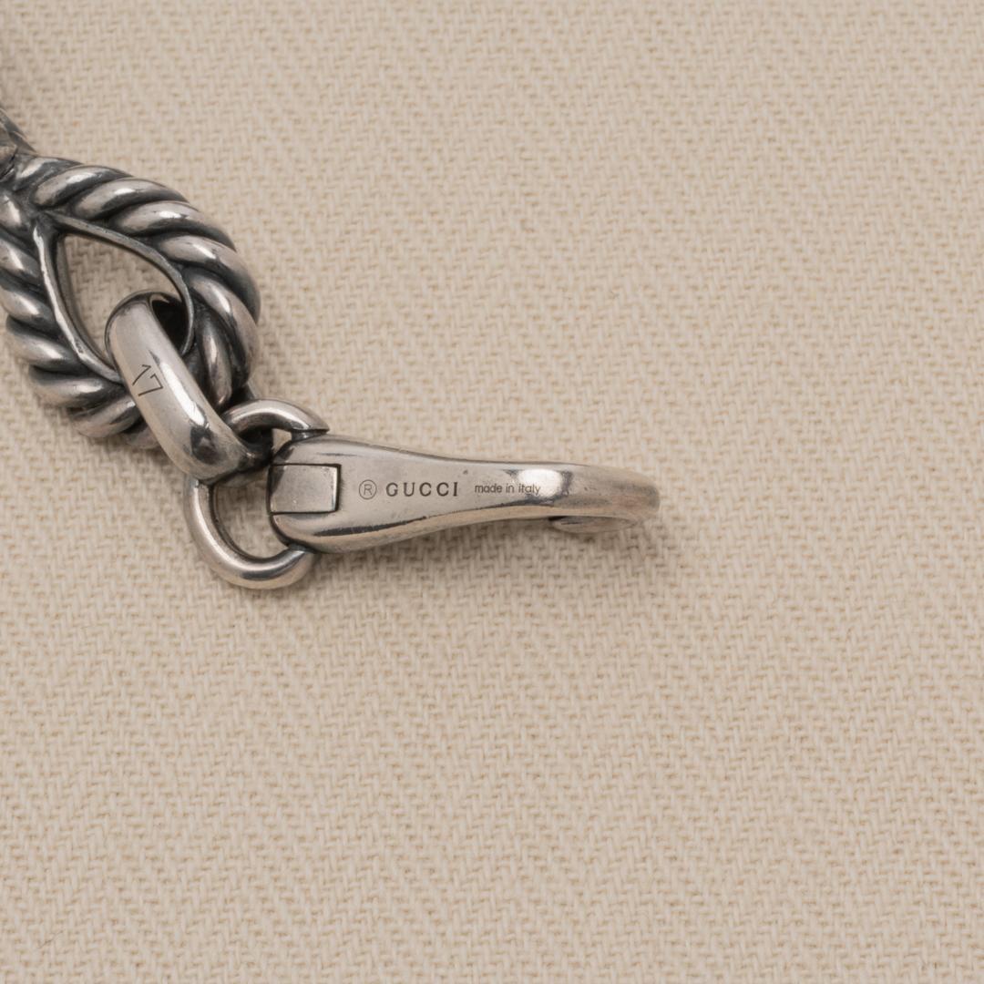 GUCCI ヴィンテージ ホースヘッド ブレスレット Ag925