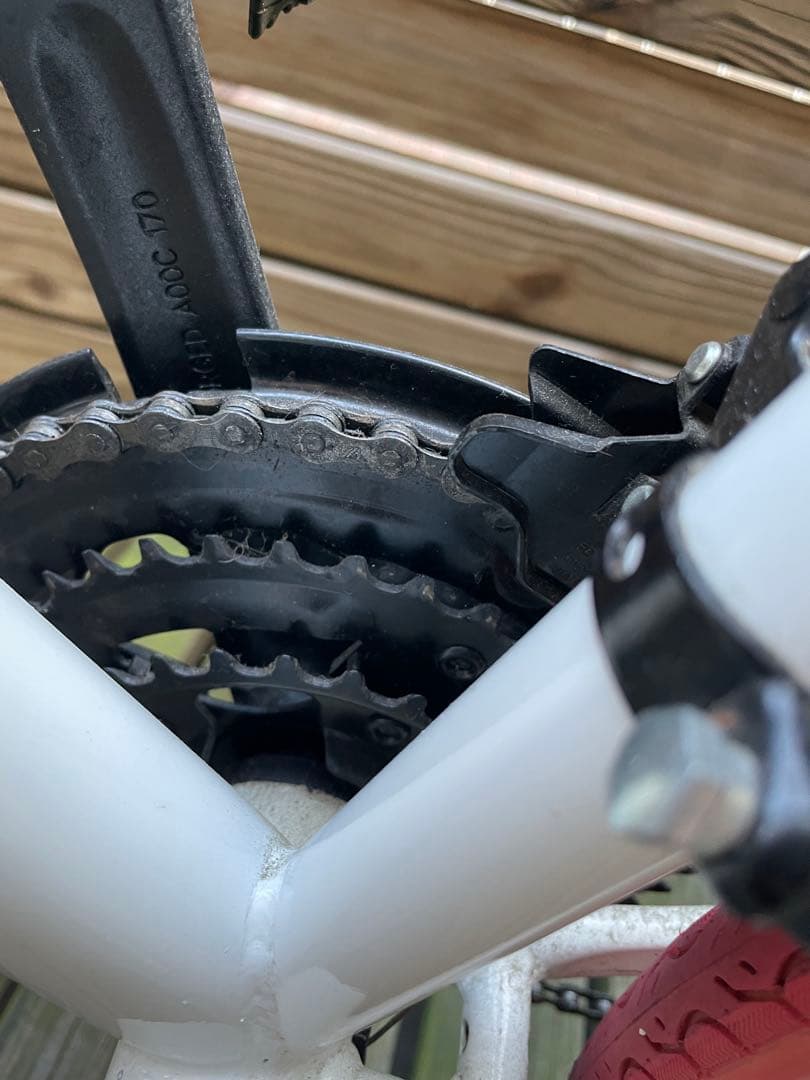 GRAPHIS ロードバイク ホワイト/レッド