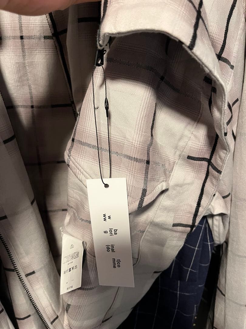 【BAL/バル】PLAID ZIP SHIRT BLOUSON