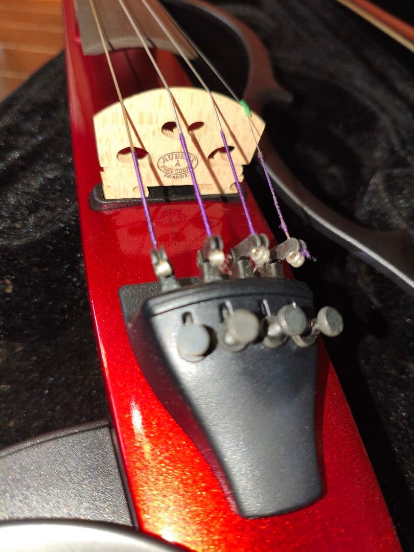 【ACアダプター付】YAMAHA サイレントバイオリン SV-120 レッド