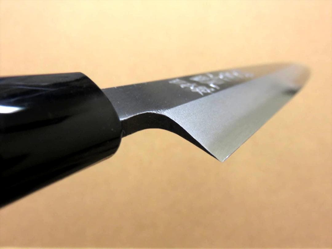 関の刃物 柳刃包丁 205mm SK5 軟鉄 片刃 右利き用 刺身包丁 朴の木