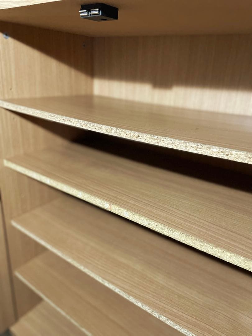 木製シューズボックス美品★シューズラック靴箱靴棚下駄箱おしゃれ無印ニトリIKEA