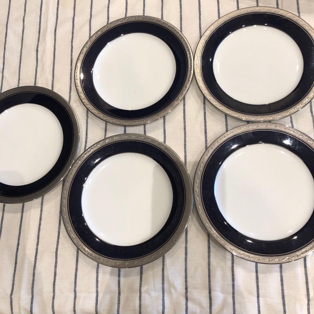 値下げ　ノリタケ　Noritake　クレストウッド コバルトプラチナ　21cm