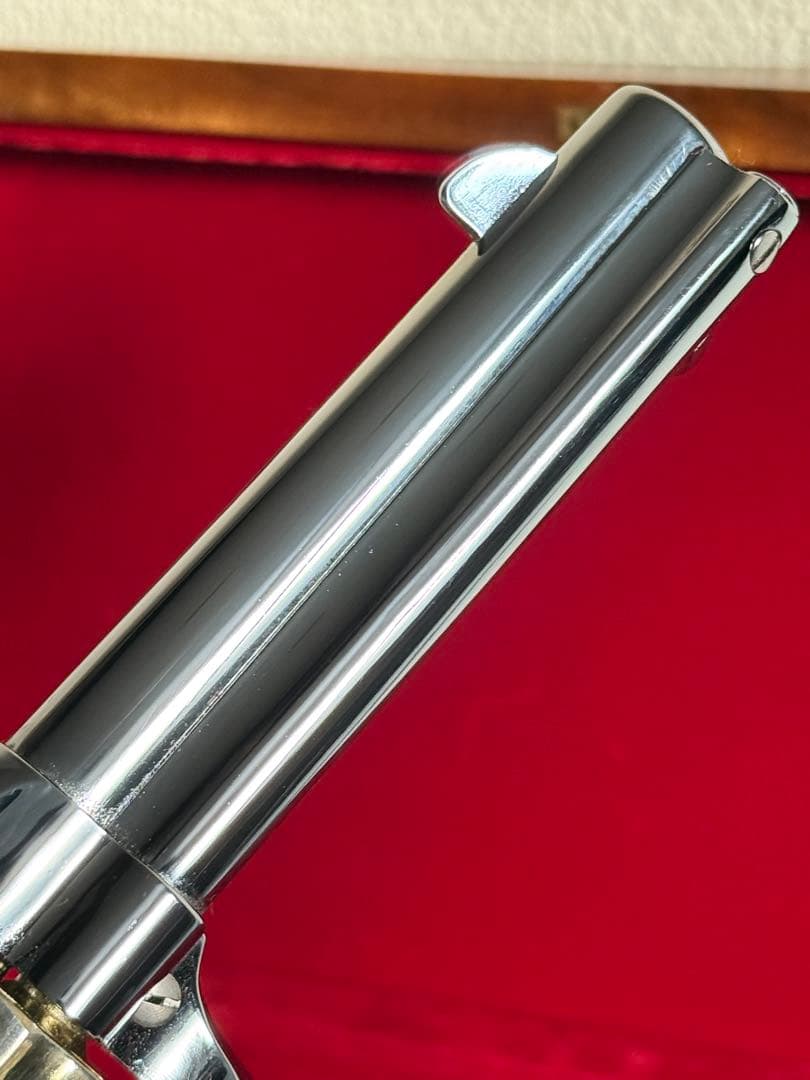 木製化粧箱付 HWS ハートフォード コルト SAA オールシルバー モデルガン