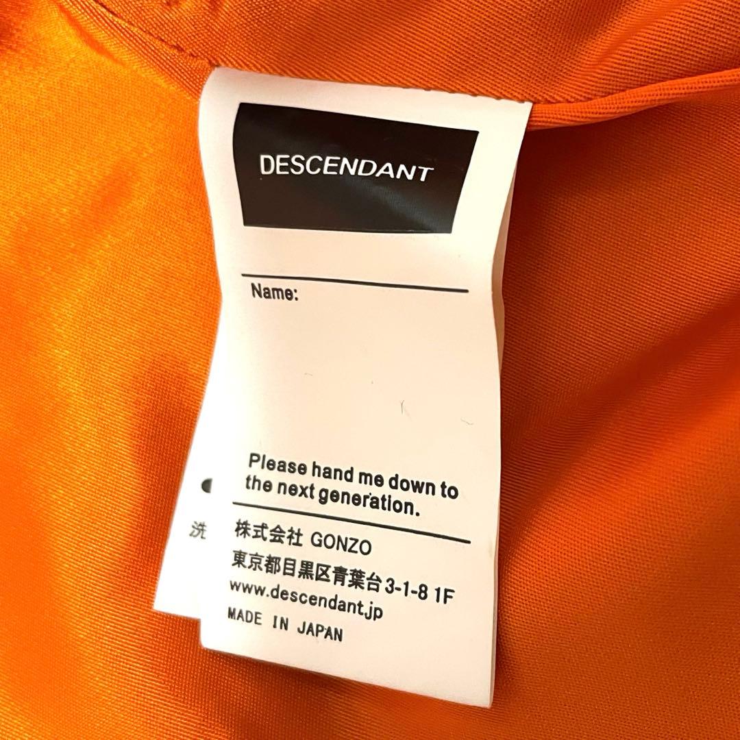 ✅レアDESCENDANT/MA-1-M NYLON JACKET黒L