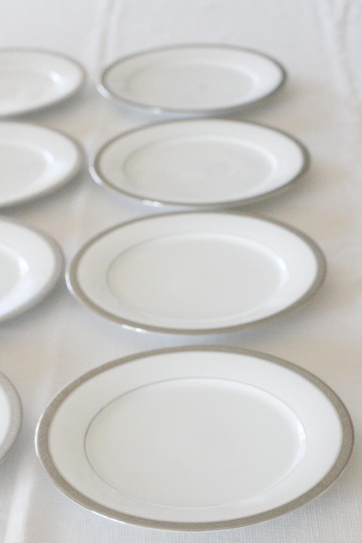 ８枚セット　ノリタケ　Noritake　大皿 プレート　　プラチナライン
