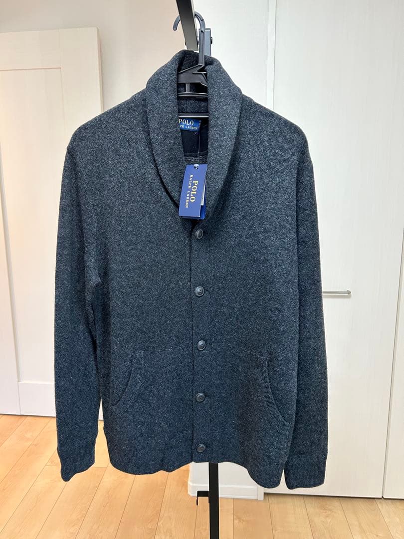 購入者様決定商品　Polo Ralph Lauren ダークグレー カーディガン