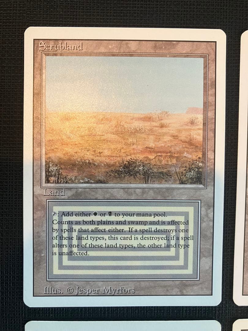 MTG Scrubland 3ED デュアルランド