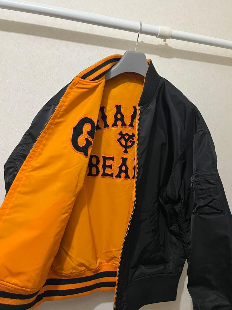 ★新品未使用★ 読売巨人 GIANTS x BEAMS　MA-1 size L