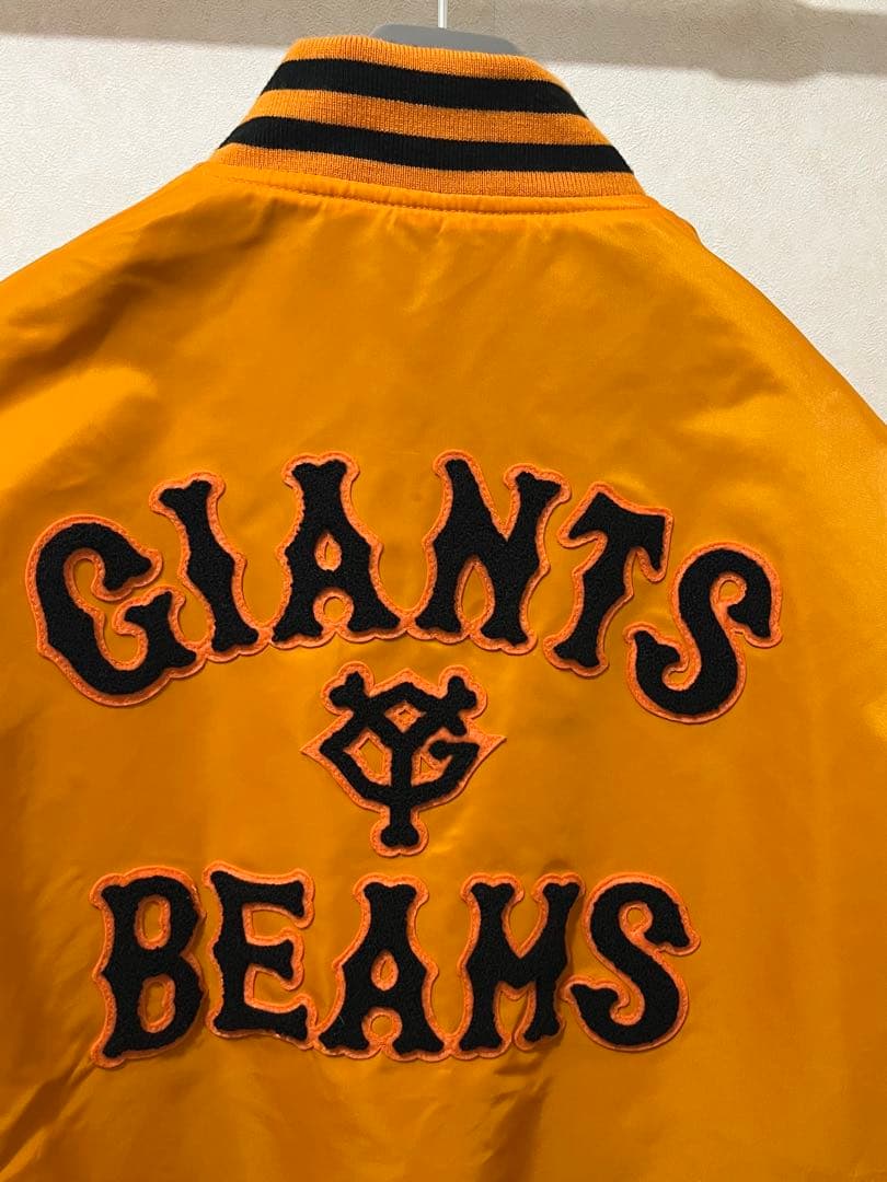 ★新品未使用★ 読売巨人 GIANTS x BEAMS　MA-1 size L
