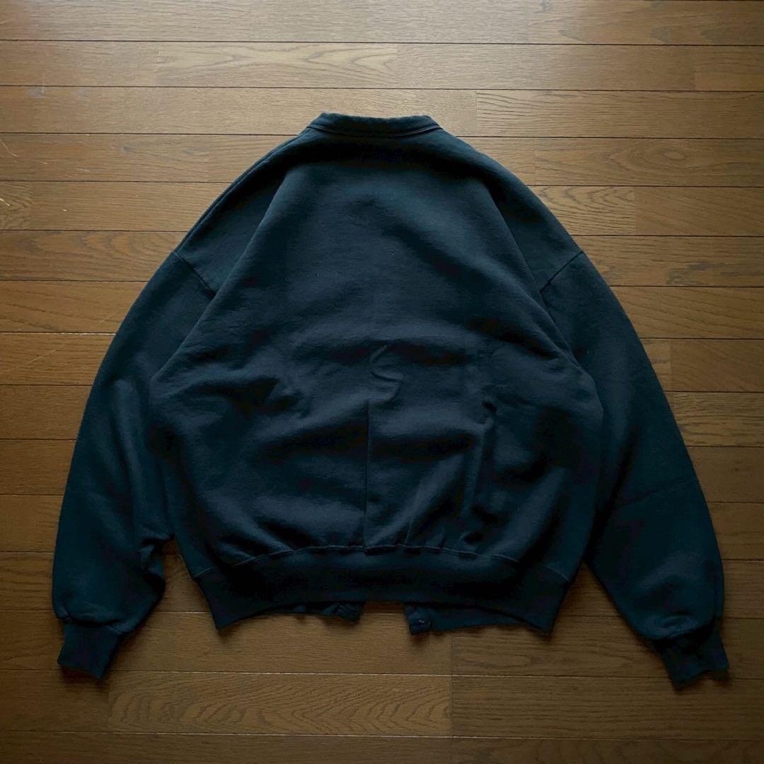 トップス 90s~ JERZEES sweat cardigan Black