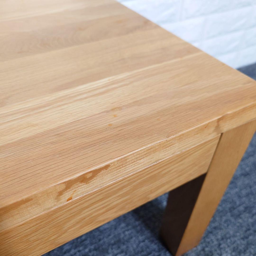 無印良品 木製ローテーブル 引き出し付き 机 センターテーブル 家具 D086