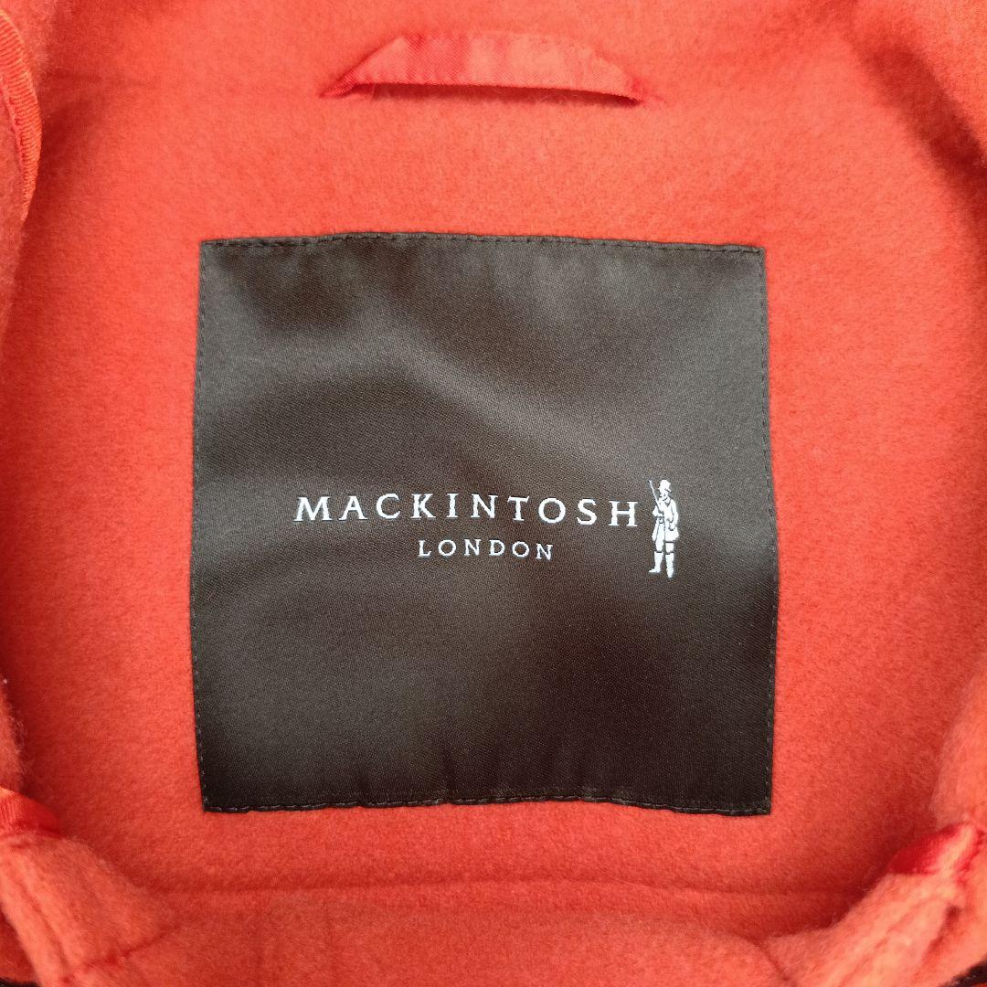 美品✨マッキントッシュロンドン　ロング丈 ダッフルコート　希少オレンジ　38