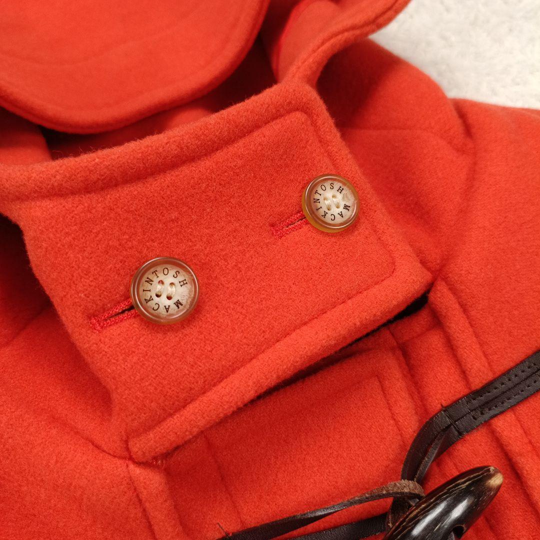 美品✨マッキントッシュロンドン　ロング丈 ダッフルコート　希少オレンジ　38