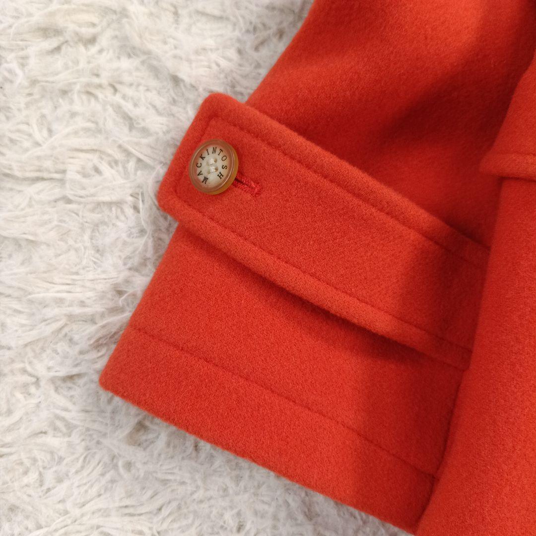 美品✨マッキントッシュロンドン　ロング丈 ダッフルコート　希少オレンジ　38
