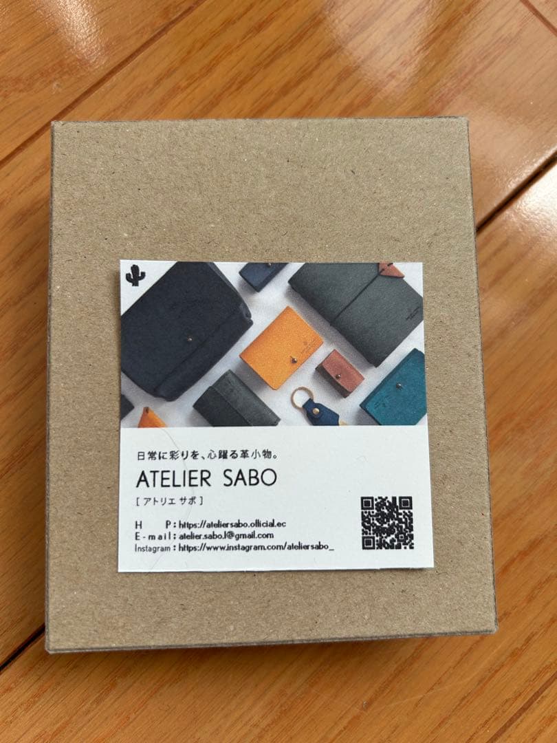 ATELIER SABO カードがたくさん入るミニ財布 ネイビー 【新品】