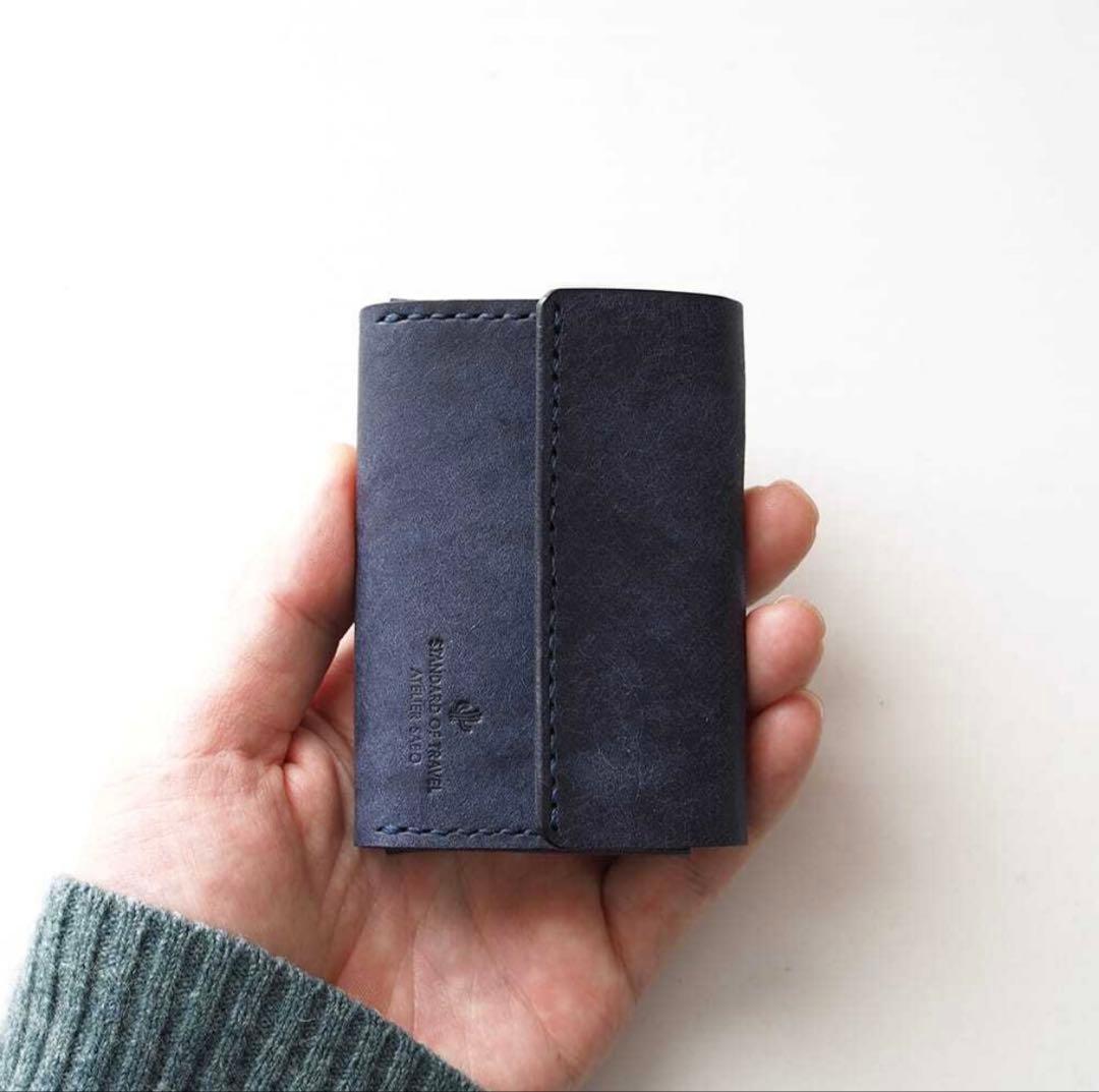 ATELIER SABO カードがたくさん入るミニ財布 ネイビー 【新品】