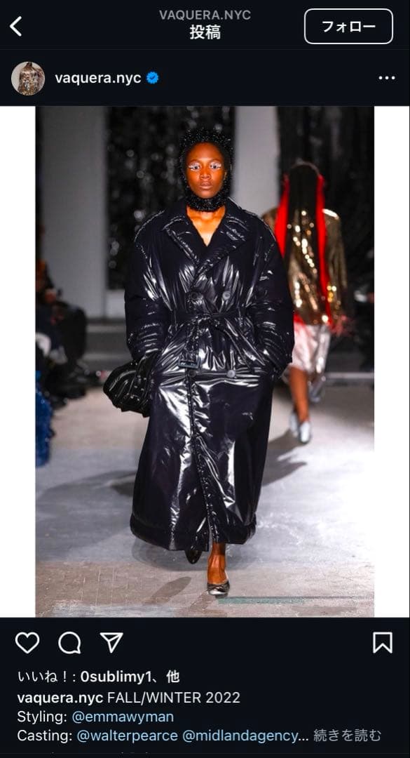 【VAQUERA】トレンチコート