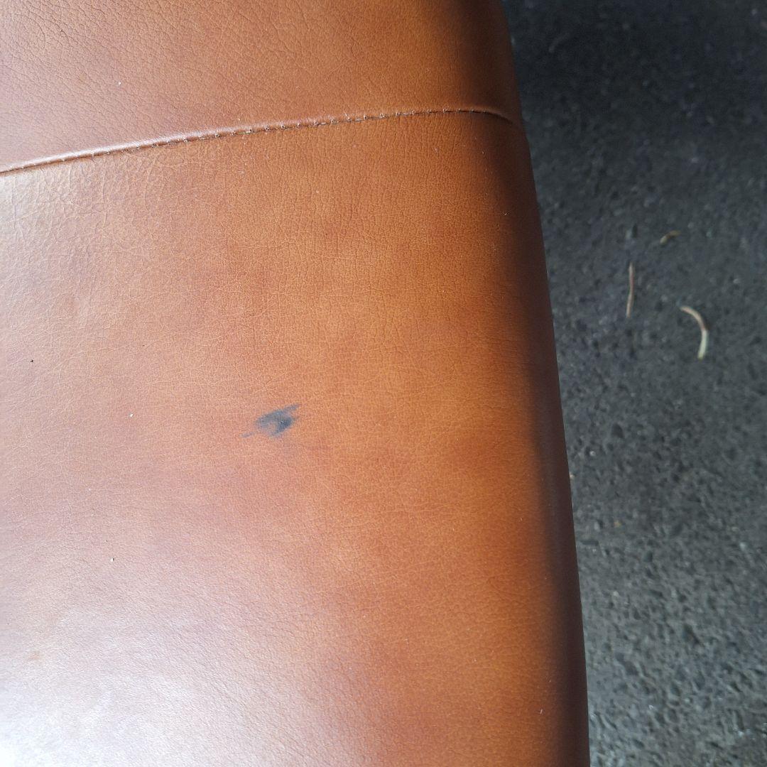 NITORI　ひとりがけソファー　リクライニング　オットマン　本革