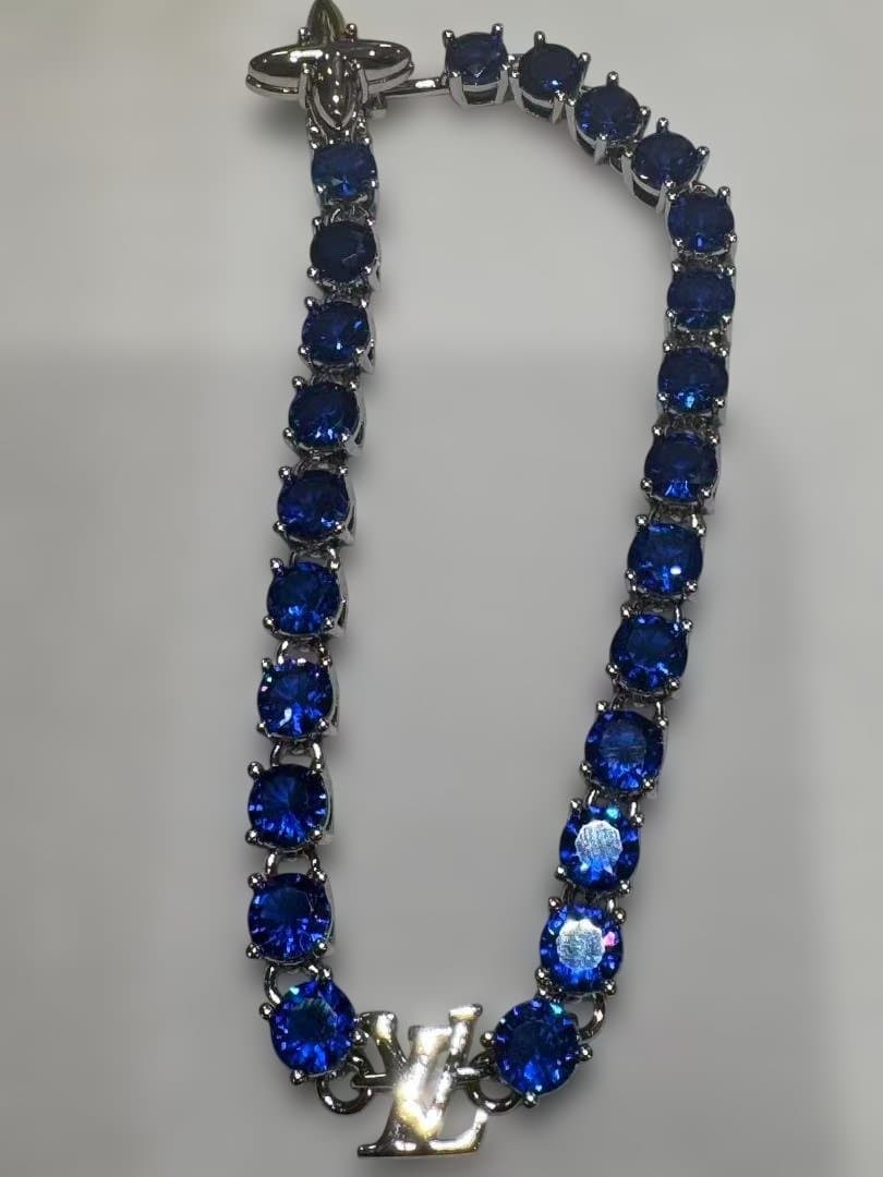 正規品 ブルークリスタル ブレスレット 小傷あり 即購入OK