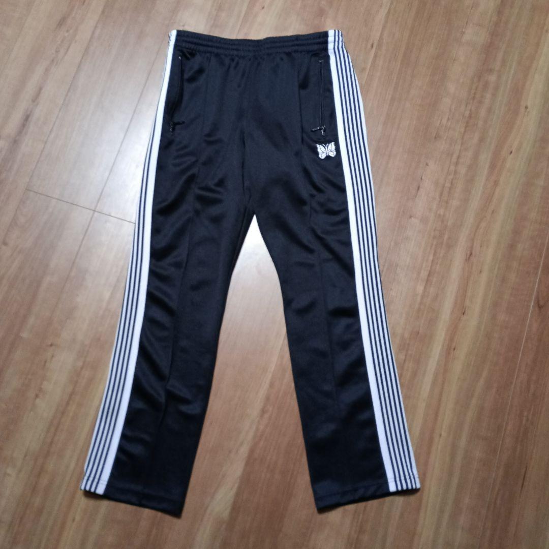 ニードルス　ジーンズファクトリー別注　ブラック ナロートラックパンツ