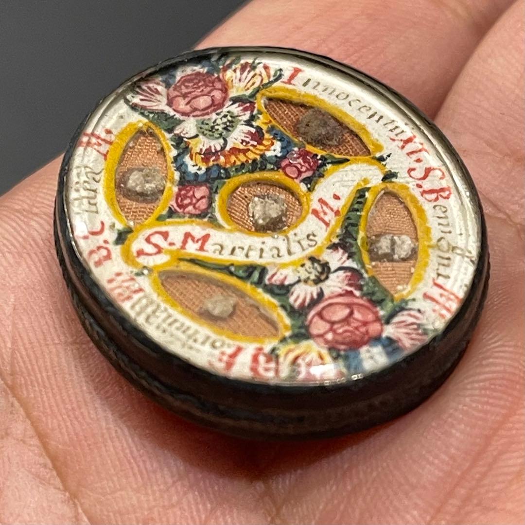 1700年代 アンティーク 聖骨箱 骨董品 Reliquary お守り 珍品