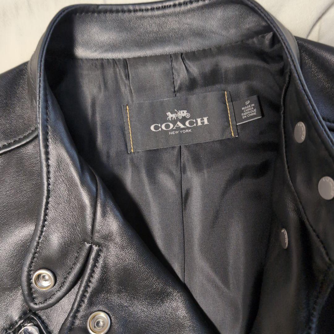 COACH ライダース　レザージャケット　ラムレザー Sサイズ