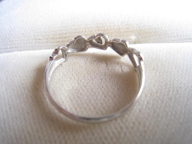 ☆みほりん！ダイヤモンド0.01ct k10WG指輪 #12号 美品！