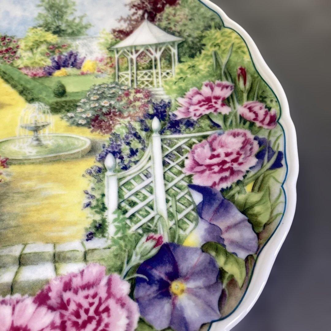 シークレットガーデン　プレート　　装飾品　壁掛　飾り皿　花　秘密の花園