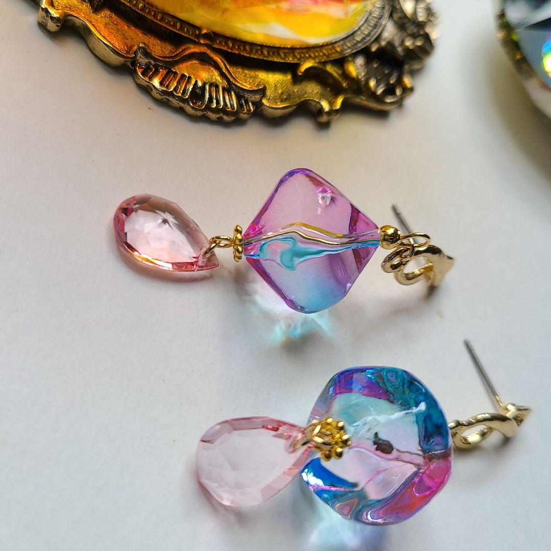 ハンドメイドピアス1644