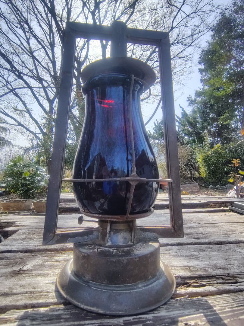 デイツランタン Dietz アンティーク ヴィンテージ 赤グローブ