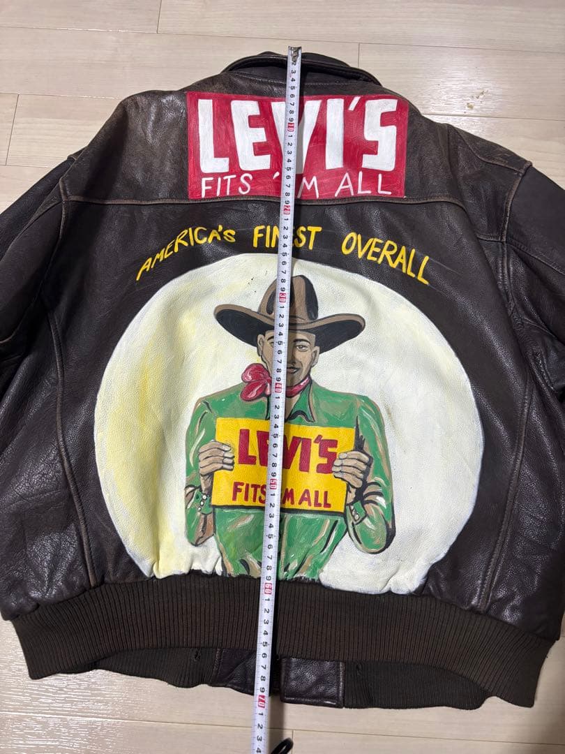 Levi's レザー ジャケット FOR OVER 135 YEARS Mサイズ