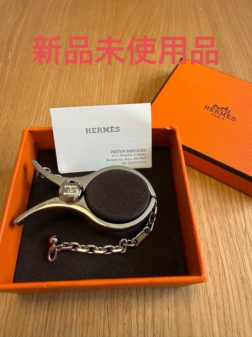 お値下げ　エルメスHERMES 手袋ホルダーフィルー（メタル）