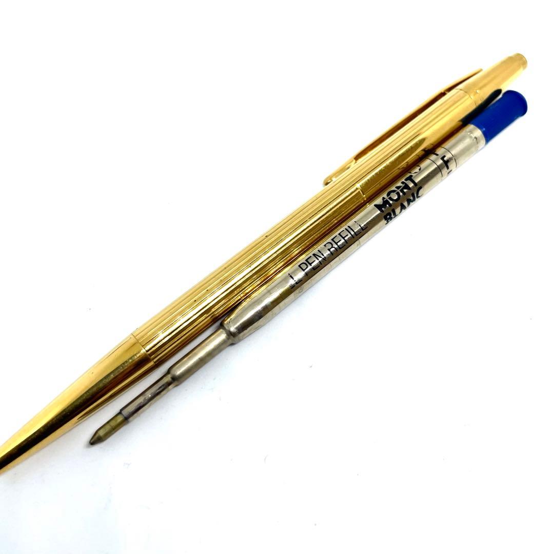 モンブラン　ノブレス　ゴールド　ノック式　ボールペン