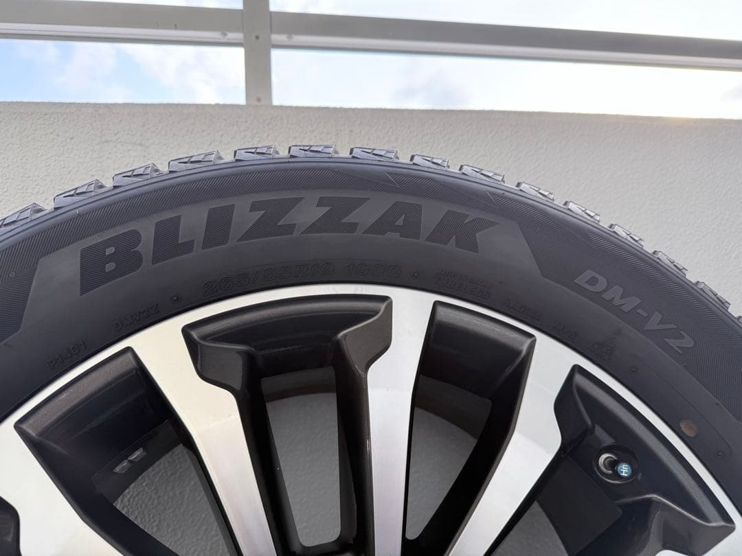 プラド純正ホイール19インチ　ブリヂストンDM-V2 265/55R19