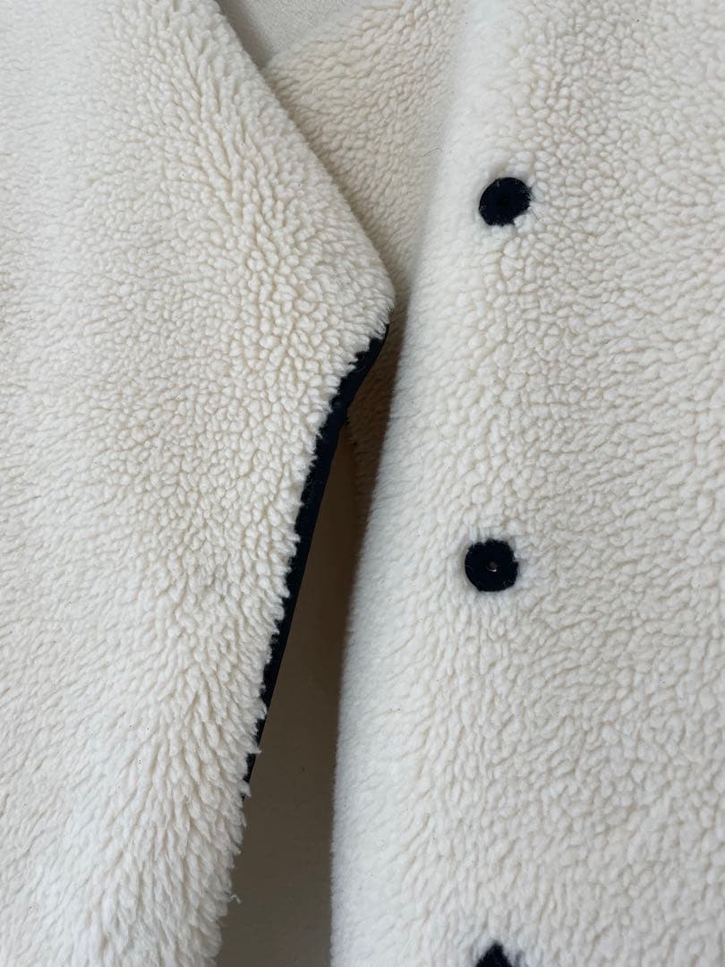 美品!AKTE＊ボアミドルブルゾン