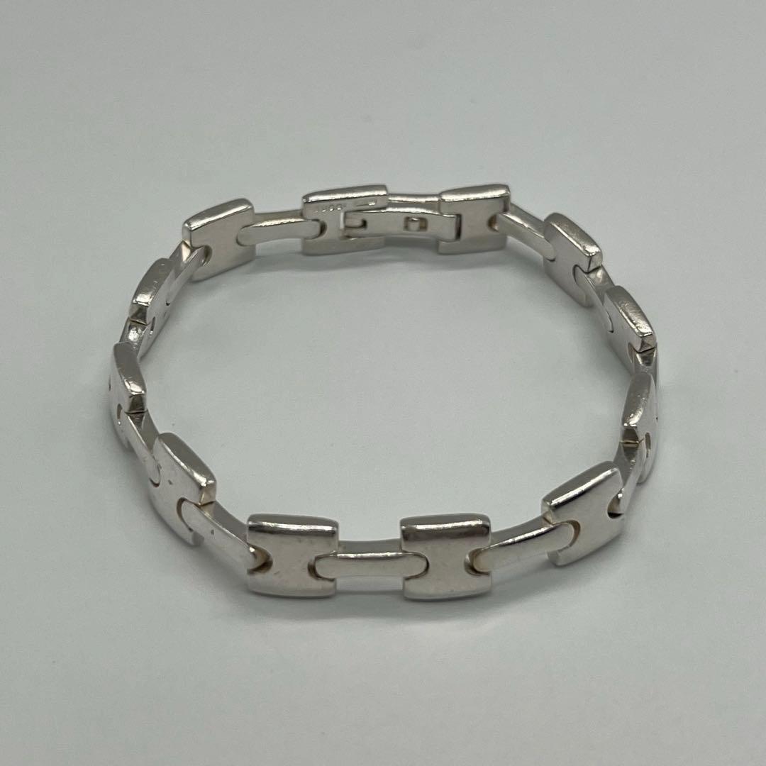 グッチ GUCCI Hリンク プレート ブレスレット SV925